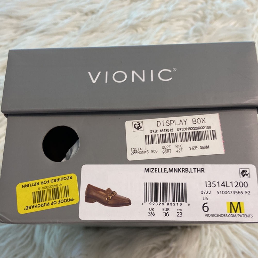 VIONIC Mizelle Leather Women’s Shoes size 6 brand new with box see all photos - Picture 16 of 16